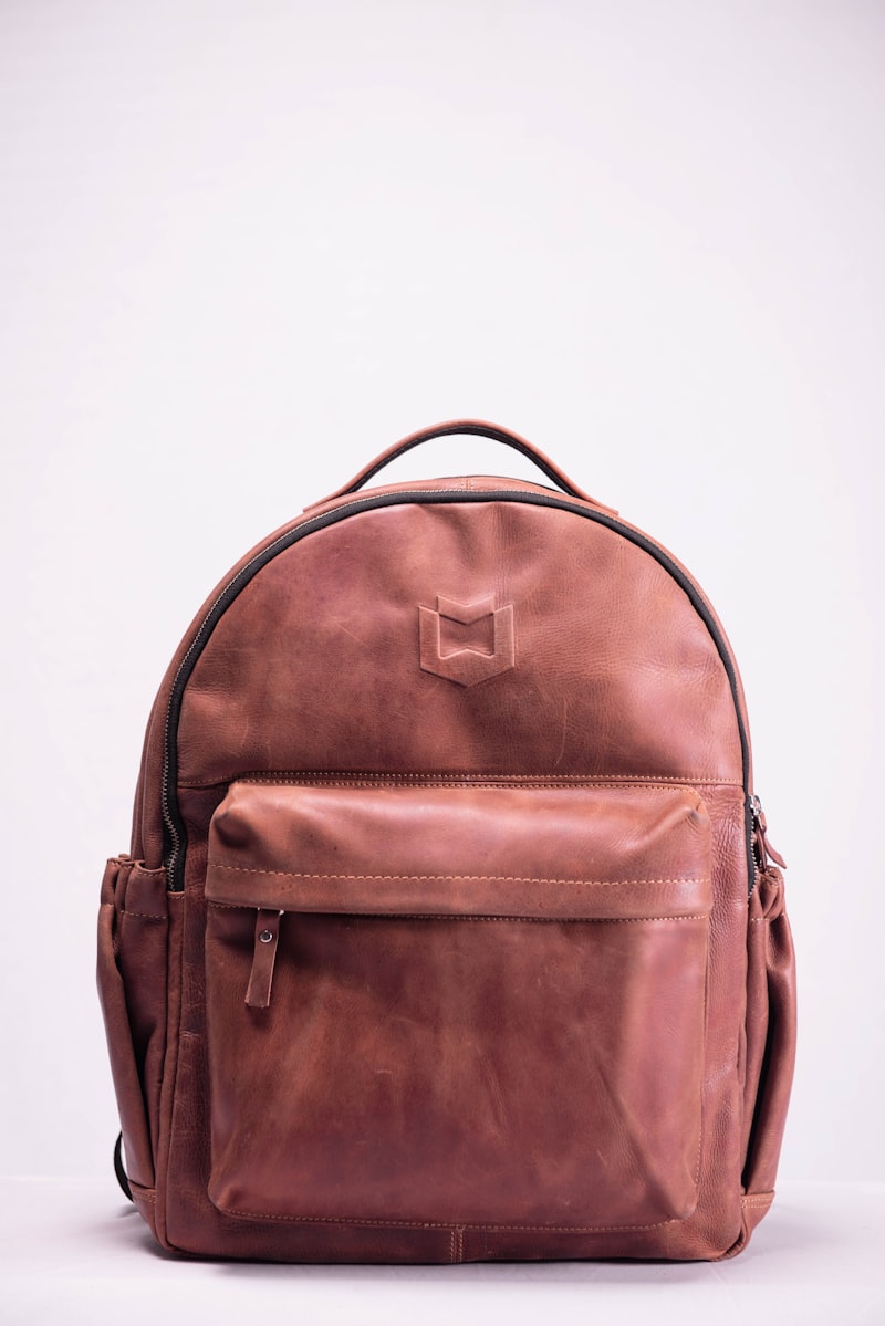 Minimalist Leather Backpack